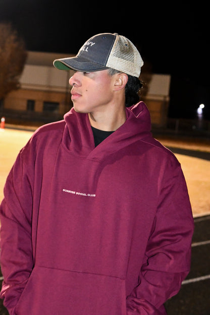 Maroon Pasta Hoodie