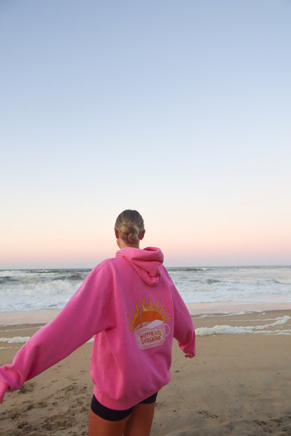 Azalea Pink Sippin' On Sunshine Hoodie