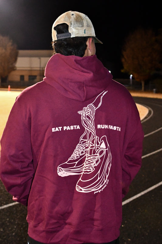 Maroon Pasta Hoodie
