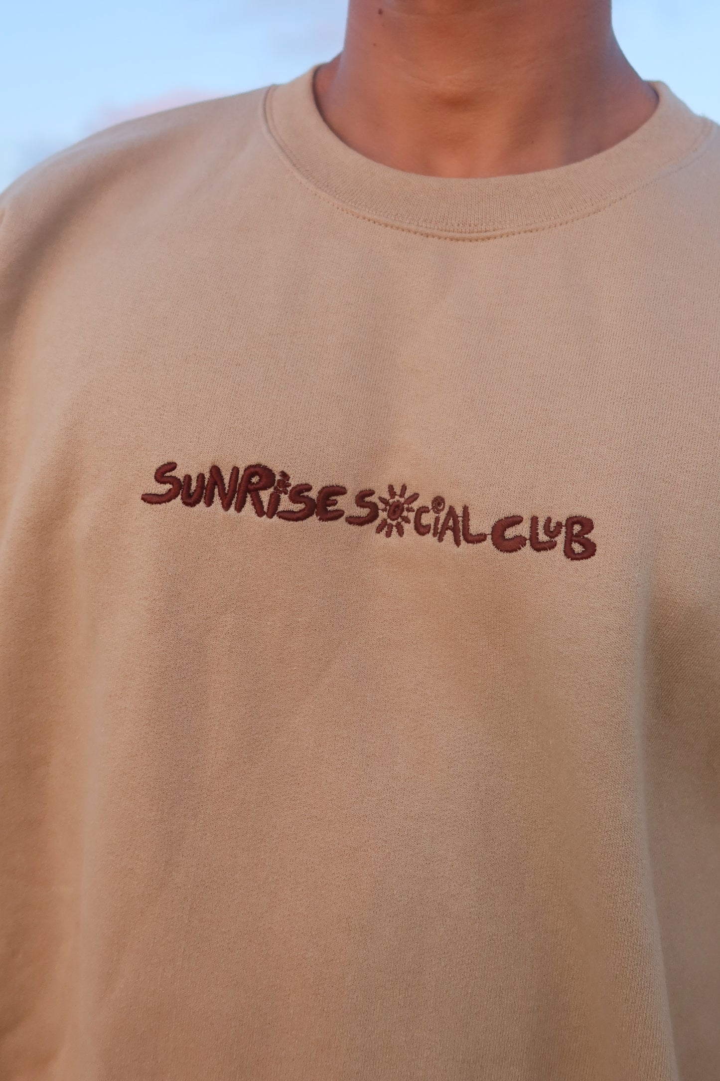 Pebble Brown Sippin' On Sunshine Crewneck