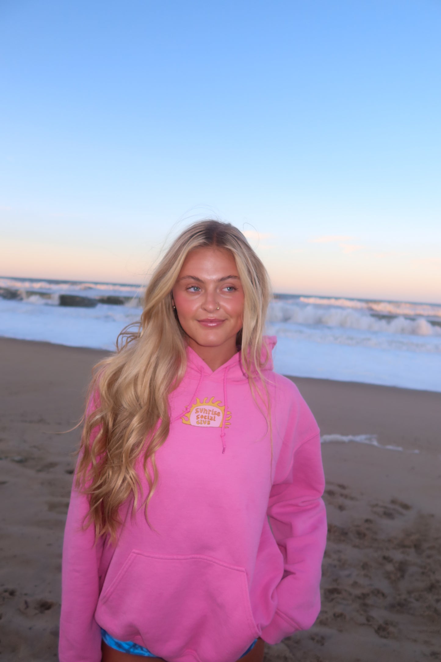 Azalea Pink Sippin' On Sunshine Hoodie