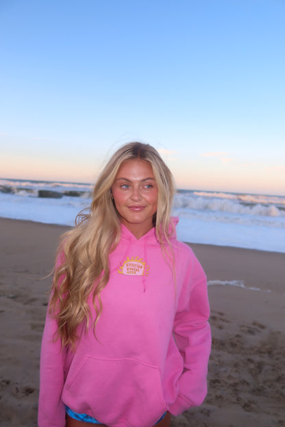 Azalea Pink Sippin' On Sunshine Hoodie