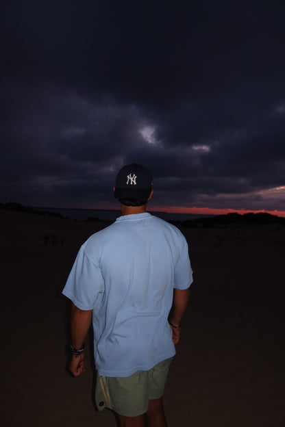 Glacier Blue Oversized Tee