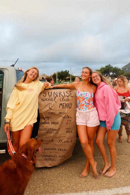 Butter Yellow Sippin' On Sunshine Crewneck
