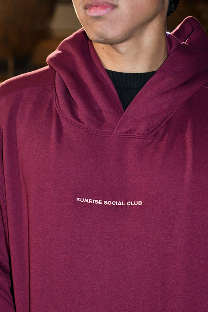 Maroon Pasta Hoodie